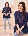 Bubbly By Ff Embroidery Work Ladies Tops Wholesale Suppliers In Mumbai